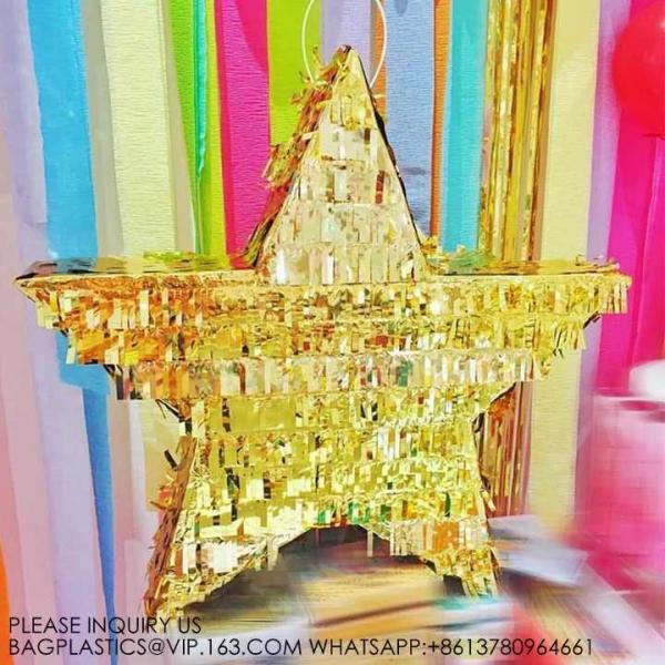 Gold Moon Pinata For Kids Children'S Birthday Party Pinatas Decoration Happy Birthday Party Supplies