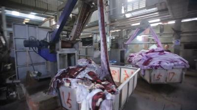 Manual Automatic Flannel Textile Washing Machine 9 Chambers