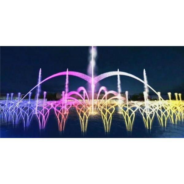 Парк Музыка Сверхвысокий Водяной Спрей Фонтан Музыкальный Сигнал Управление