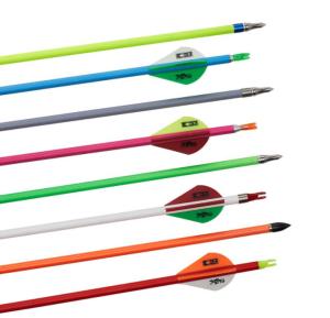 Fluorescent Red/Orange/Green/Blue/White/Gray/pink Color Carbon arrows in Spine
