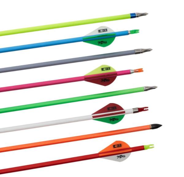 Kids Arrows  Green/White/Red/Yellow/Pink/Gray/Blue Color Painting spine 400/500/600/700/800/1000/1200  carbon Arrows