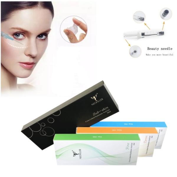 Sterile Syringe Hyaluronic Acid Dermal Filler 24mg/Ml Concentration Hypodermic Injection