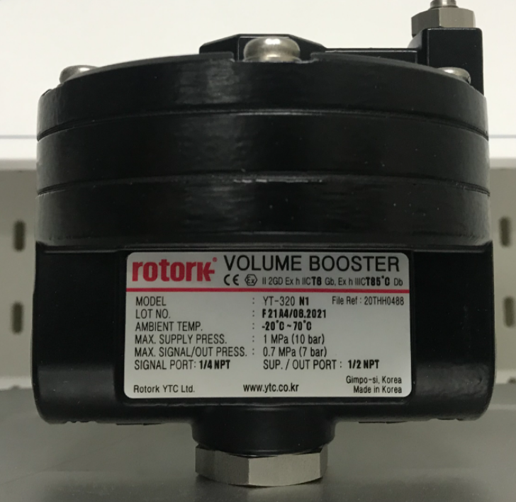 Original Rotork YTC YT-320N1 Volume Booster Valve Positioner