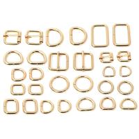 Gunmetal Handbag Rings Hardware SUS304 Stainless Steel D Round Ring Non Welded