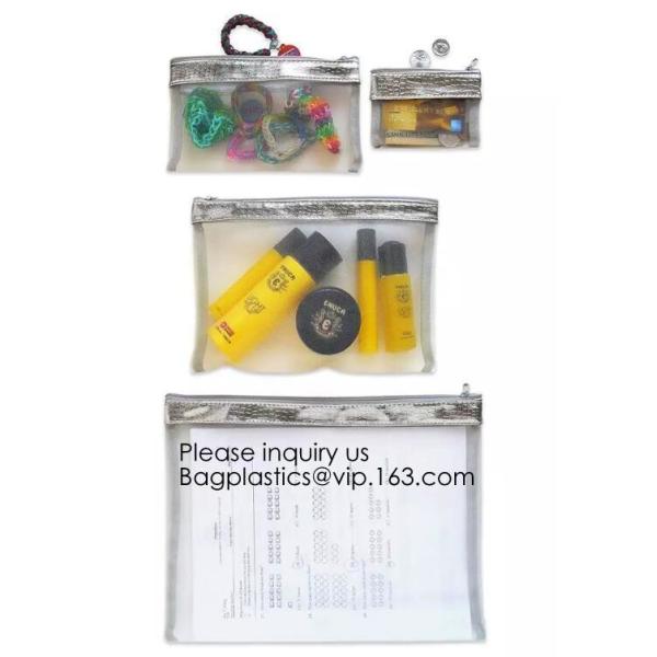 Mesh Makeup Bag See Through Zipper Pouch Travel Cosmetic and Toiletries Organizer Bags for Women Large & Medium, bagease