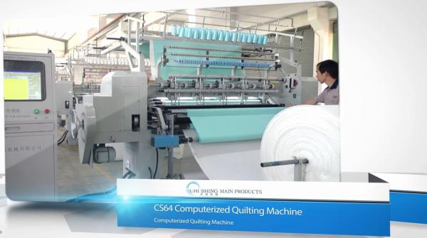Computerized Industrial Multi Needle Quilting Machine 64 Inches Lockstitch
