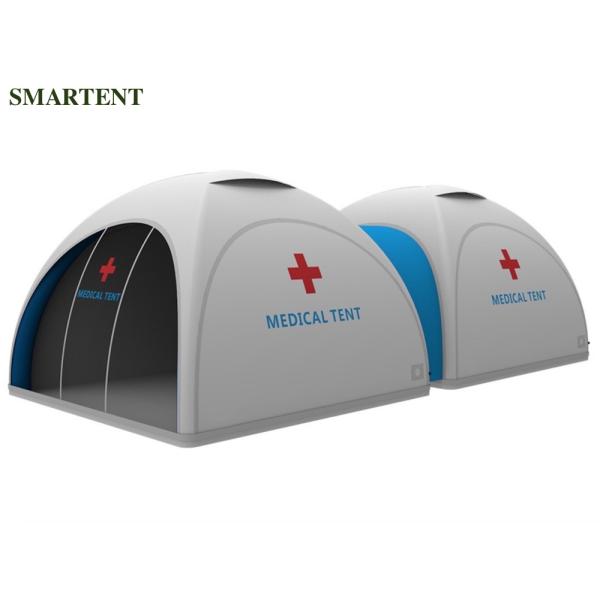 Isolation Inflatable Medical Tent Oxford TPU 3MX3M Portable White Transparent