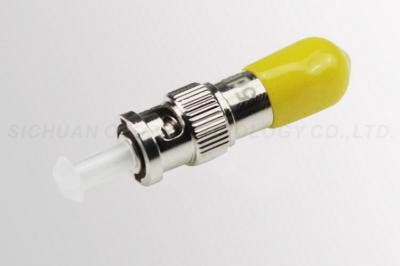 Metal ST Connector Single Mode Type 30dB Attenuation Level Range