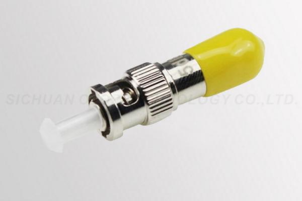 Metal ST Connector Single Mode Type 30dB Attenuation Level Range