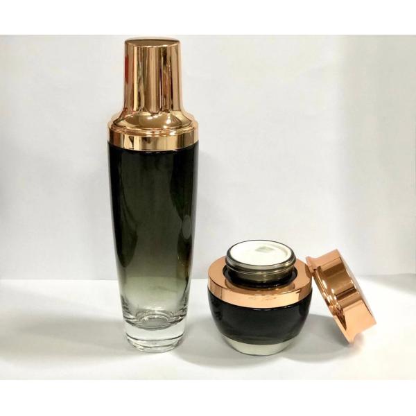 Стеклянное Skincare упаковывая/косметическое сливк опарника разливает бутылки по бутылкам лосьона для личной заботы