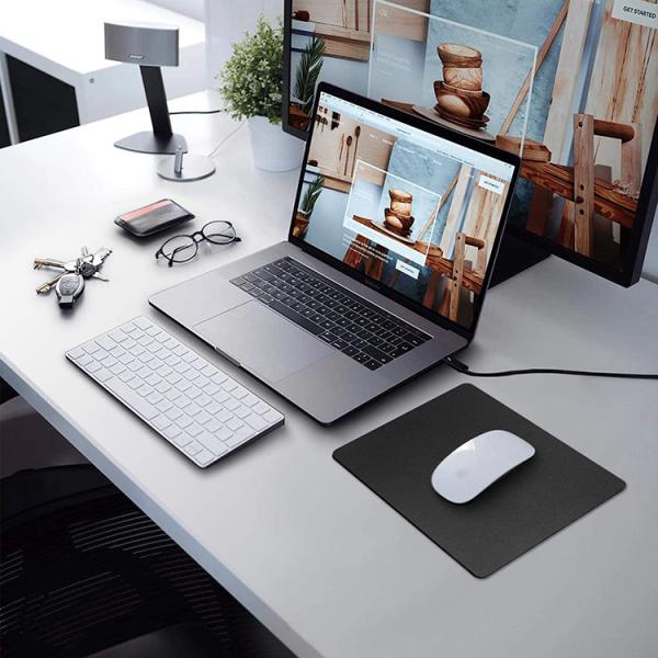 Materail Natural Rubber fabric Non-Slip Mouse Pad Base for Laptop Wireless Mouse