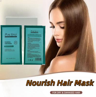 PureStyle 12ml Hair Care Conditioner for Home Use 100% Organic Hair-Mask for Smooth and Shiny Hair Color OEM