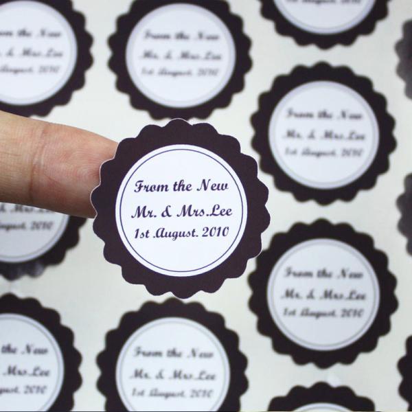 Custom Waterproof PVC/Vinyl Sticker Self-Adhesive Label for Cosmetic/Food Packaging