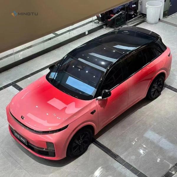 Mingtu 1.52 x 17M Size COLOR CHANGING Pink Clear Vehicle Wrap Auto Vinyl for Body