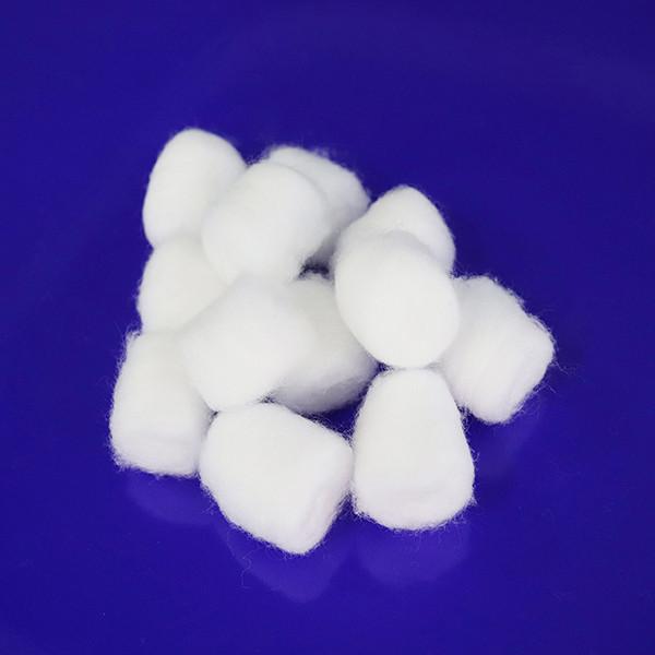 Compact Medical Cotton Balls High Liquid Absorbency Medium Large Size