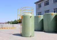 Cylindrical Vertical Frp Chemical Storage Tanks Filament Winding