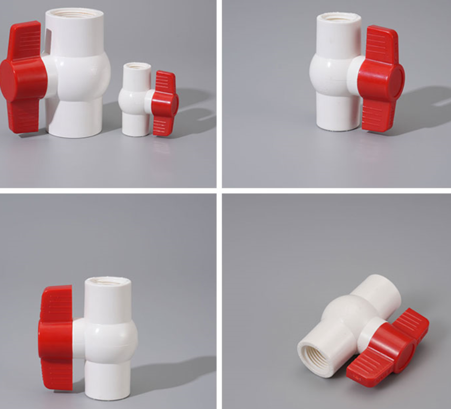 Continuous Flow PVC Plastic Ball Valve for Stable Water Supply
