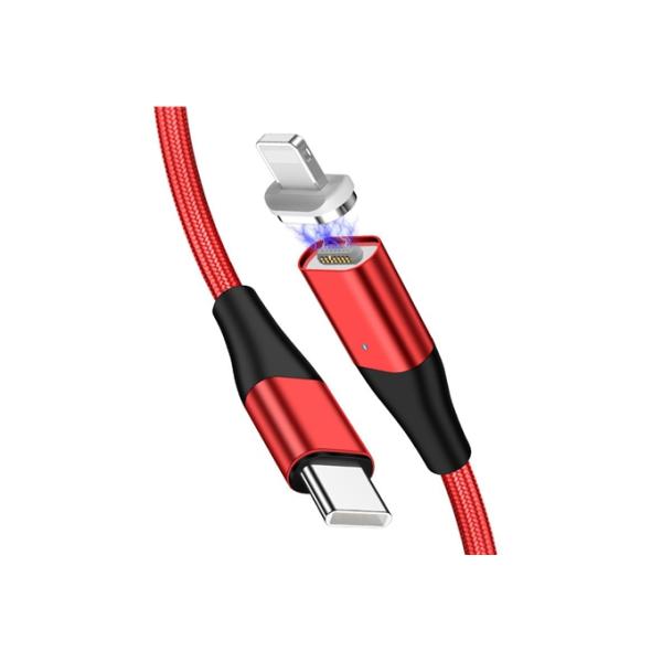 QS MG7018, Magnetic USB C TO 8Pin Cable