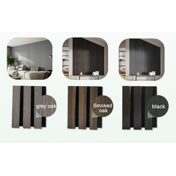 Mejore su espacio con un panel de pared de madera de diseño moderno y una pared de pared negra elegante