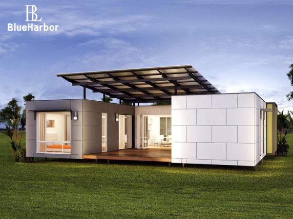 Fast Assembly Prefab Villas / Prefabricated Light Steel Frame House