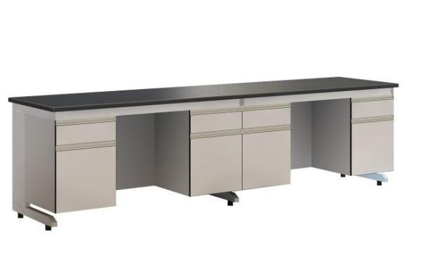 Modern Colorful Steel / Wood Lab Bench Modular Laboratory Furniture