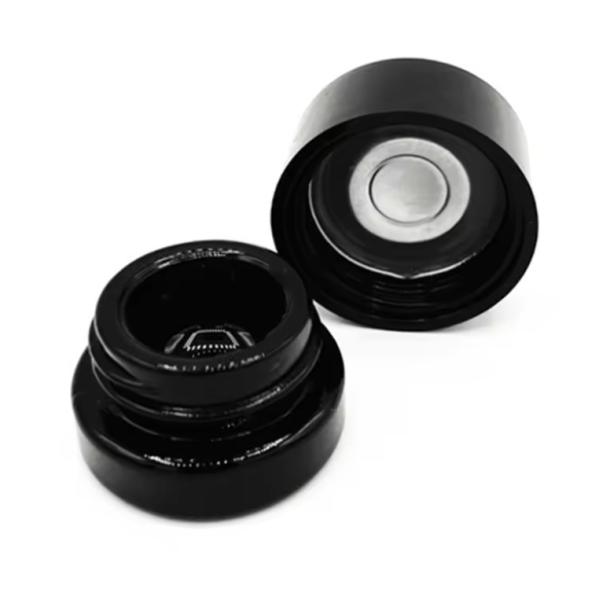 Botella de vidrio azul negro resistente a los niños 5 ml 7 ml 9 ml con tapa a prueba de olor a prueba de niños