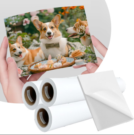 108gm ピグメント染料 インクジェット ラベル マット 自己貼り紙