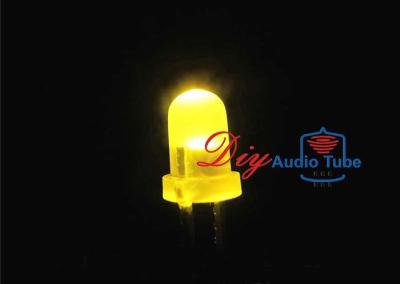 3MM Diffused DIY LED Diode Yellow Single Color Lighting 50000h Long Lifetime
