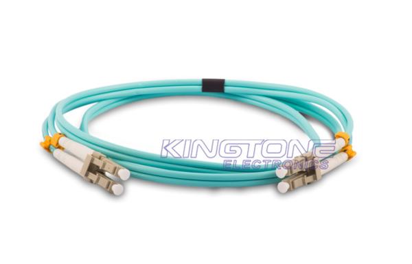 LC to LC 50 / 125 Fiber Optic Patch Cable Multimode with 3.0mm OD Jacket