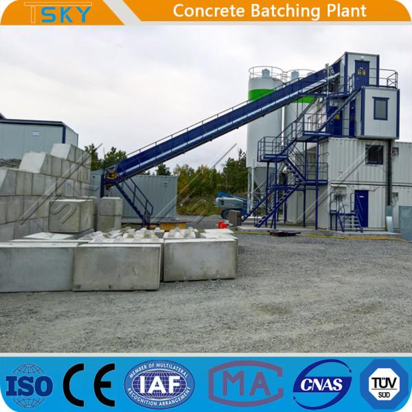 Planta concreta do grupo do misturador 180m3/H HZS180 de TSKY MS3000