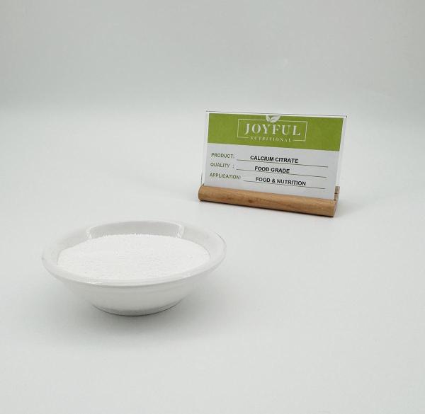 Food Grade Calcium Citrate Powder For Dietary Supplements Cas 813-94-5