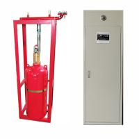 système extincteur de 40L 33kg FM200 avec des clapets sélecteurs pour la protection multiple de zone