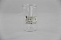 Customized Dry Fruit Clear Plastic Cylinder 400ml Food Grade PET