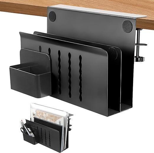 Convenient Under Desk Organizer Desk Storage for File Pencil Laptop for Office Needs
