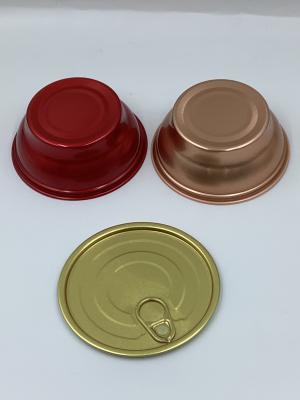 350ml Customizable Two Piece Aluminum Bowl 98.9mm×65mm 401 Caliber With Interior Coatings