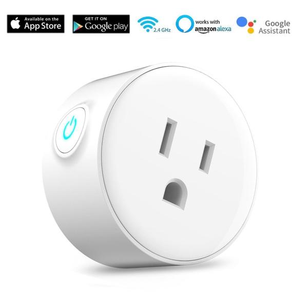 Flame Resistant Wifi Smart Plug Socket , App Controlled Socket For US Google