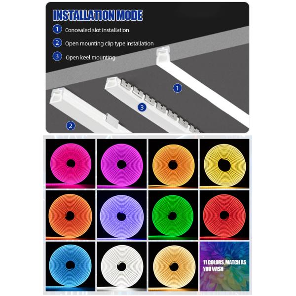 Гибкая водонепроницаемая изгибаемая светодиодная световая лента из ПВХ Производители Smart Neon Flex Outdoor