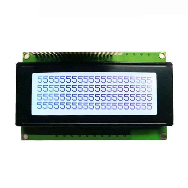 Customized White Background with Blue Text 98x60  Monochrome Fstn Mono 5.0v 4.5v 20(characters)* 4(line)  Lcd Display