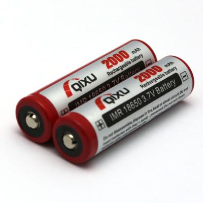 NEWEST QIXU IMR 18650 2000mAh 3.7V High Drain LiMn Battery(button Top)
