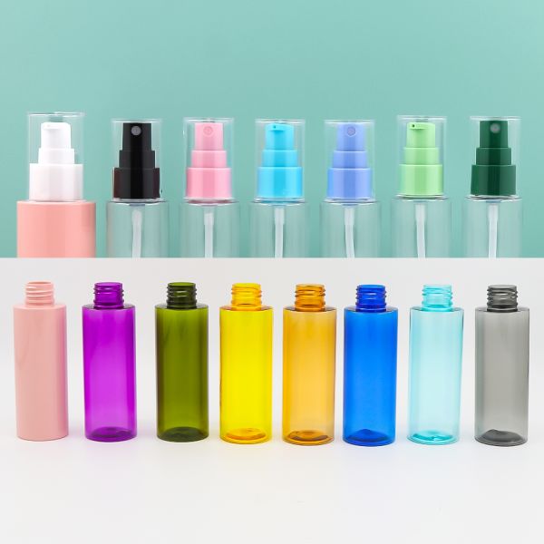 100ml Refillable Plastic Spray Bottle with Fine Mist Sprayer and Food-Grade PET for Cosmetic Packaging