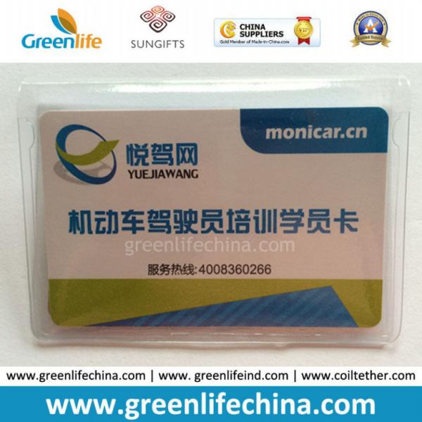 Transparent Clear Soft PVC Pouch Holder for Luggage Tag