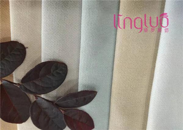 Cloud Point 100% Polyester Imitation Linen Fabric Textile Colorful Plain