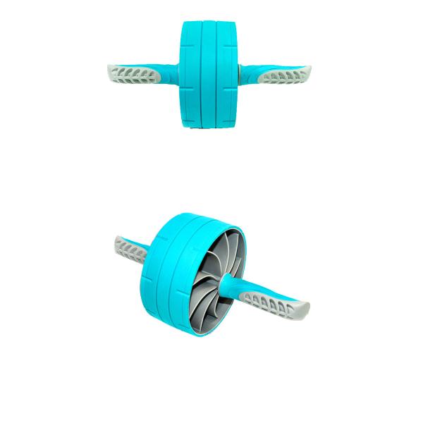 14in Exercise AB Wheel Roller Exercise Equipment Nonslip Handles In Office