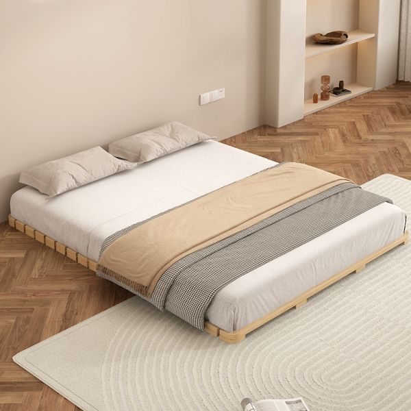 Tatami Solid Wood Bed Frame Breathable Moisture-proof Foldable Large Size Color Customizable Bedding