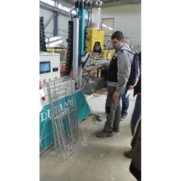 High Power Insulating Glass Filling Machine 300*250 Mm Aluminum Frame Size