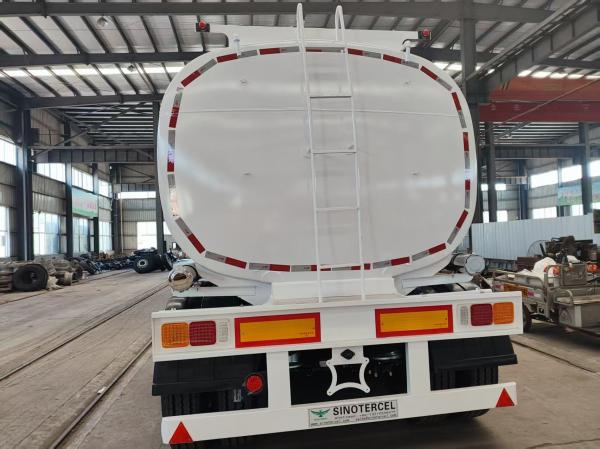 45CBM 3-Compartment Oil Tanker Semi-Trailer – White 3-Axle, Heavy-Duty Performance