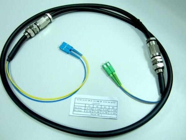 Water Proof Pigtails Fiber Network Cable , Low Signal Loss Optical Cable Cord