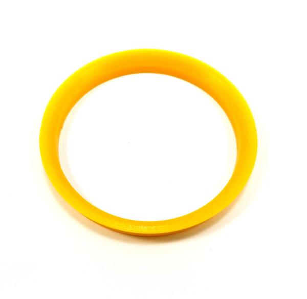 Plastic Centering Rings For Rims Yellow Color , Audi / VW Spare Parts Easy Installation