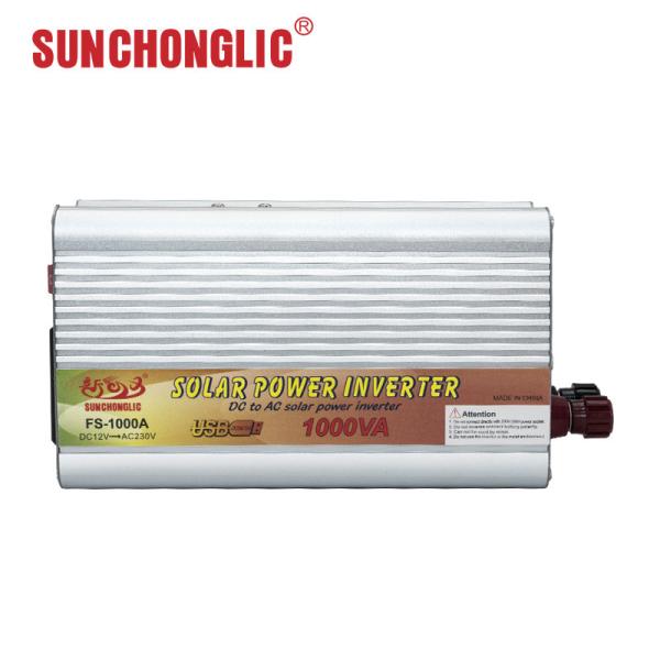 1000W 12V to 220V Modified Sine Wave Inverter Lightweight and Portable for Solar Power Systems