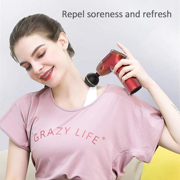 USB Type C Handheld Percussion Massage Gun 20 Speeds 3200rpm